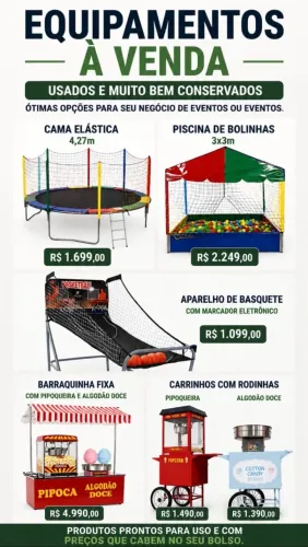 Equipamentos a venda