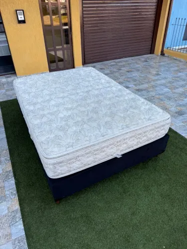 Colchão Casal PROBEL COM BASE BOX CAMA COMPLETA - Entrego!