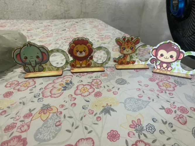 Kit decoração de festa/ Tema Safari.