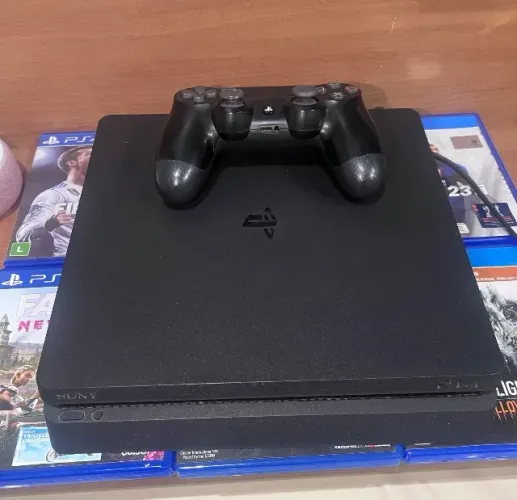 PlayStation 4 + 6 JOGOS + CONTROLE + CAIXA