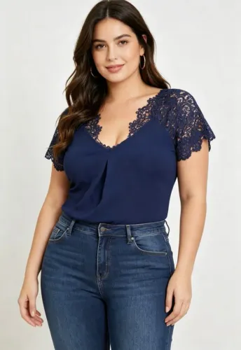 BLUSA AZUL TAMANHO G