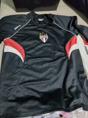 Camisa São Paulo Reebok treino 2010 manga longa