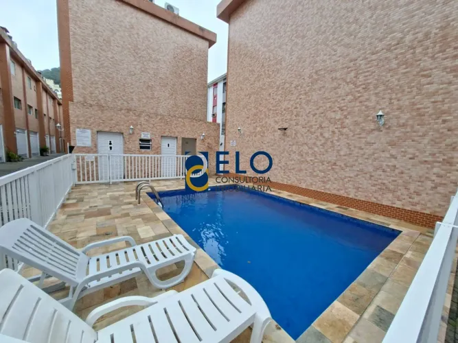 Casa em condomínio no Marapé, Santos-SP: 2 quartos, 2 suítes, 1 sala, 3 banheiros, 1 vaga,