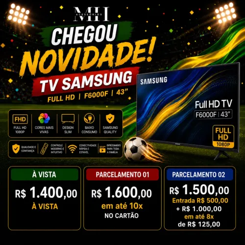 TV Samsung 43? Full HD F6000F - Nova / Original 