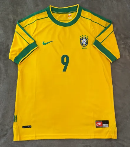 Camisa Brasil 1998 - Ronaldo - Retrô