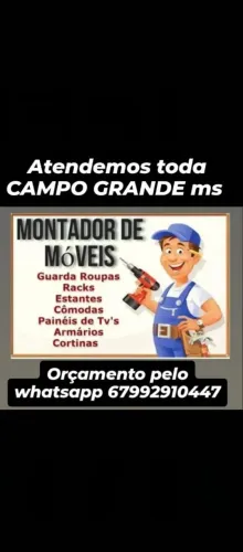 Montador de móveis profissional 