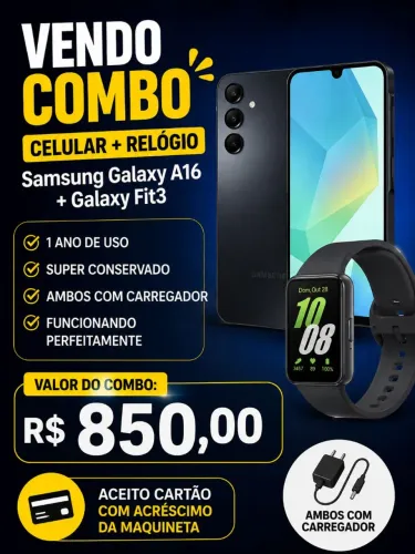Celular Samgung + Relogio