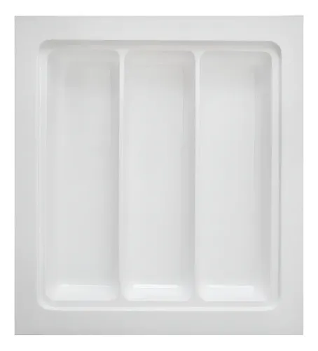 Organizador de Talheres 3 Divisões OG19 Branco