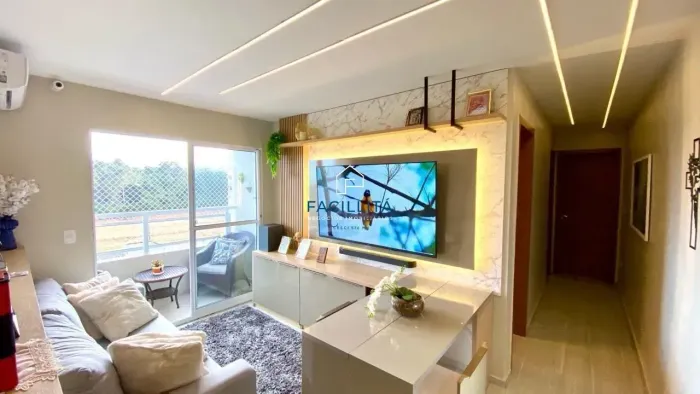 Apartamento à venda na Ponta Negra com 2 quartos 44m² Condomínio Mirante das Flores-Manaus