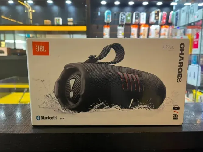 JBL CHARGE 6 BLACK LACRADA COM GARANTIA