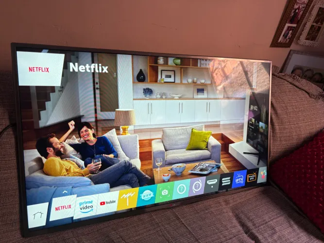 Smart Tv LG 50P comando de voz Entrego Aceito cartão