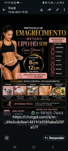 Redução de Medidas com Reeducação Alimentar