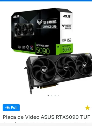 Placa 5090 geforce nvidia 32g