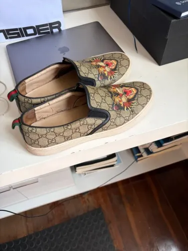 Sapato Slip-on Gucci Angry cat