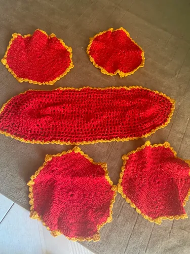 Tapetes de crochê 