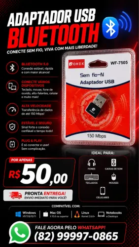 Adaptador Bluetooth 