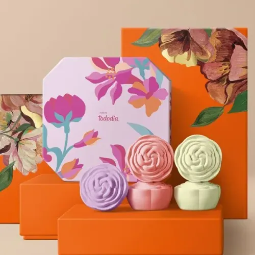 Meu Jardim de Flores - Caixa de Sabonetes Natura Dia das Mães - Edição Limitada