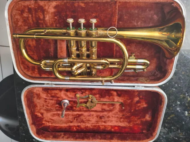 Trompete Cornet Olds Americano 1957 Sib