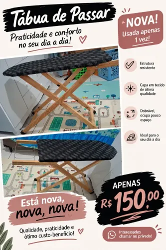 Taboa de passar roupa