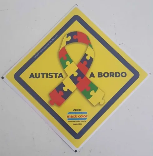 Adesivo Autista a Bordo