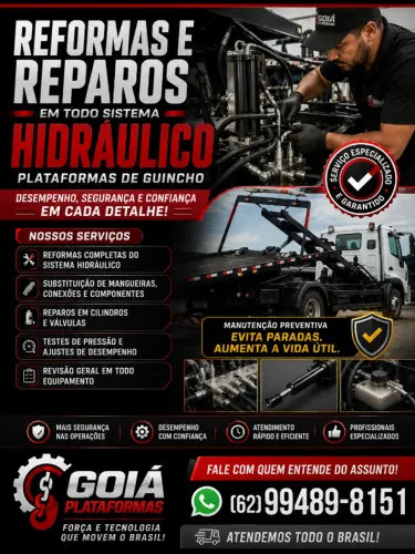 Reformas e reparos para guinchos