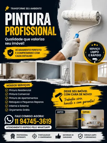 Pintura Profissional Residencial e Comercial