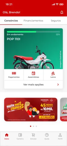 Passo consórcio Honda pop ,mais informações pv