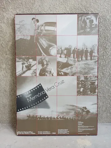Pôster Projeto Memória Vera Cruz - Ano 1988 - 89x69cm