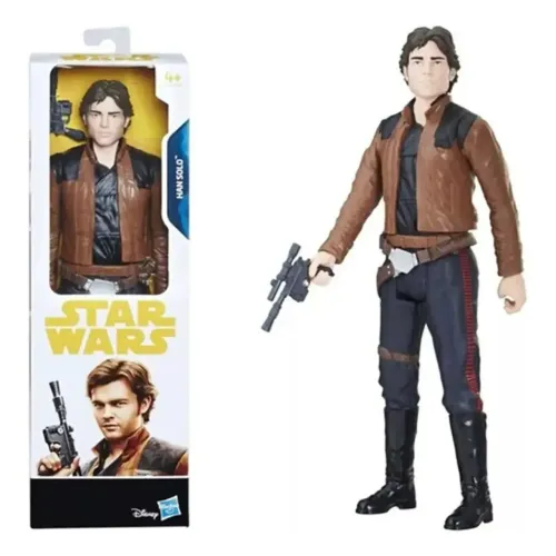 Boneco - Star Wars - Han Solo - Hasbro - 30 Cm - E1176 Original Lacrado de Fábrica 