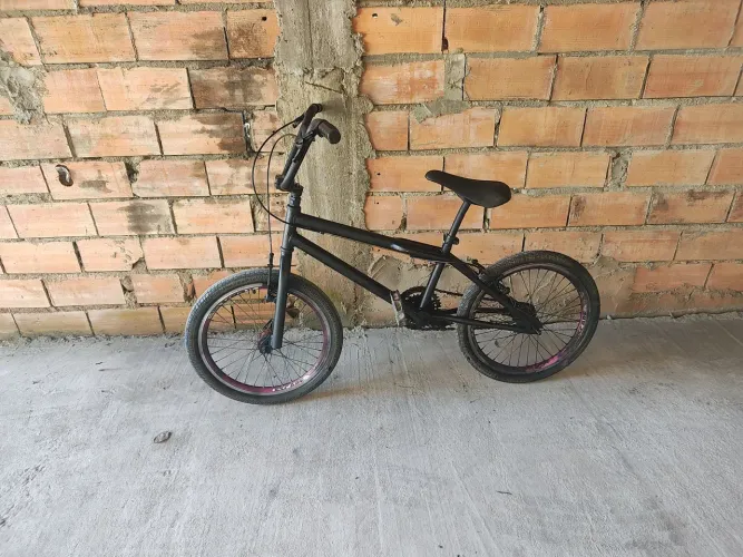 Bike aro 20 chapa dupla freio v break pneus bons sem folgas