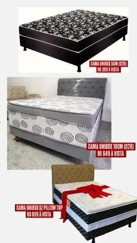 Cama box direto da fábrica - Entrega inteiramente grátis