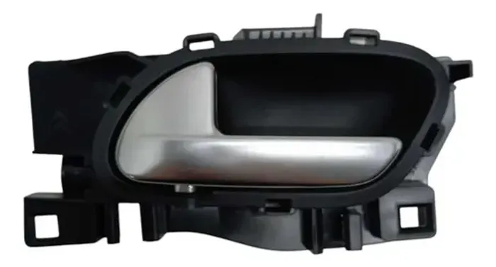 Maçaneta Interna Porta Traseira Esquerda Citroën C3 2016 Preto Traseira