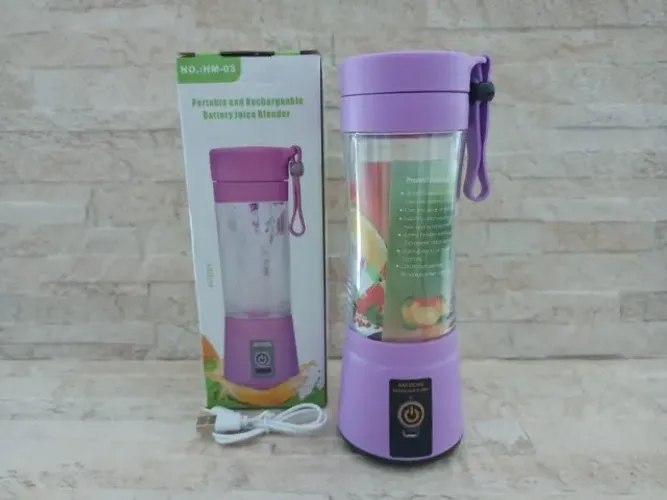 Liquidificador Portátil 6 Lâminas Recarregável