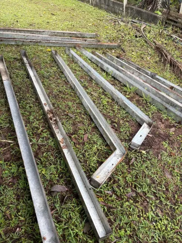 11 Formas Galvanizadas Para Mourão De Concreto - Lote