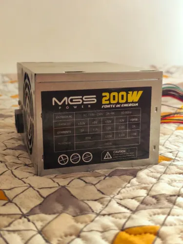 FONTE ATX 200W MGS COM CABO 115V/230V