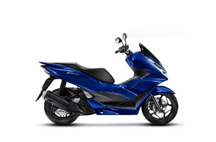 Honda PCX 160 DLX Azul - Impecável, Econômica e Pronta para Rodar!