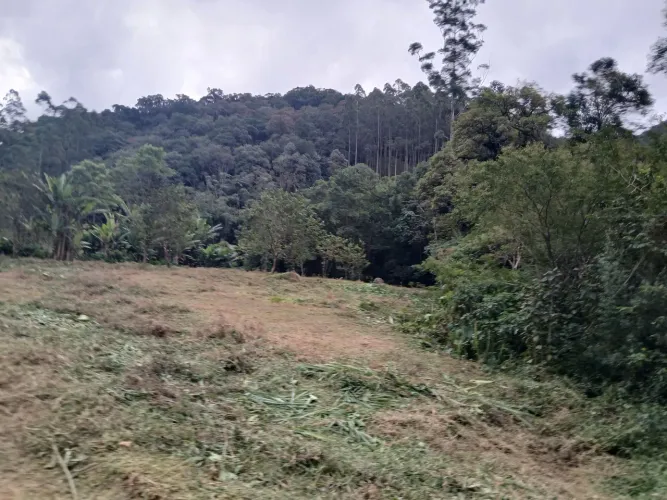 Lindo sitio com uma cachoera todo plano