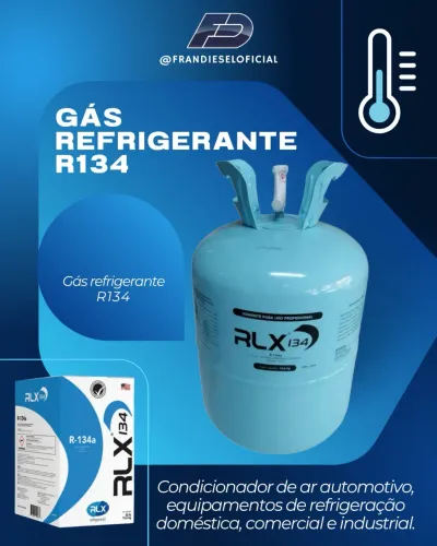 Gás refrigerante R134