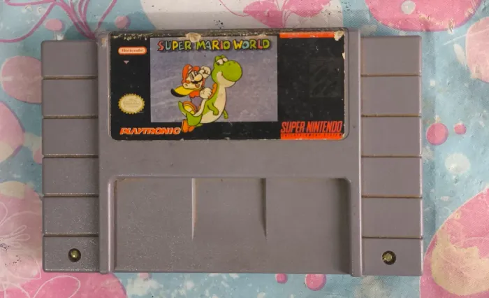 Cartucho Mário World - Super Nintendo