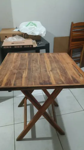 Mesa pra seu comércio de madeira tenho 5 conjunto cada e 250