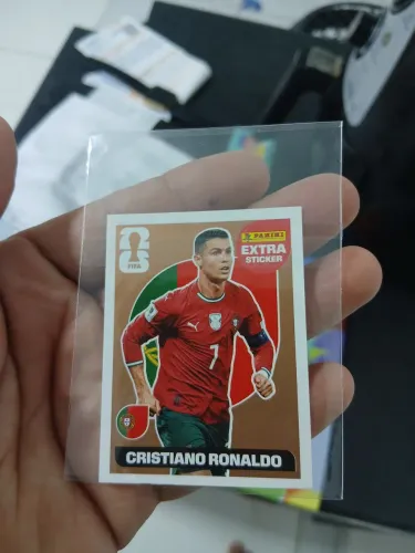 Figurinha oficial Cr7 extra sticker panini 2026