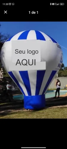 Balão de divulgação
