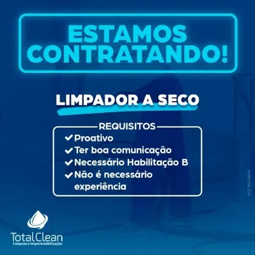 Vaga Limpador de Estofados a Seco