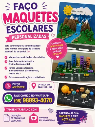 FAÇO MAQUETES!