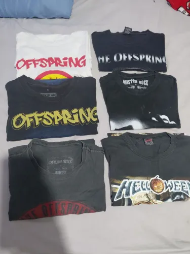 Camisas de banda de Rock