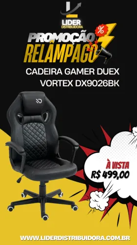 Pormoção ! Cadeira Gamer preto super confortavel - Lacrado - Entrega gratis !!