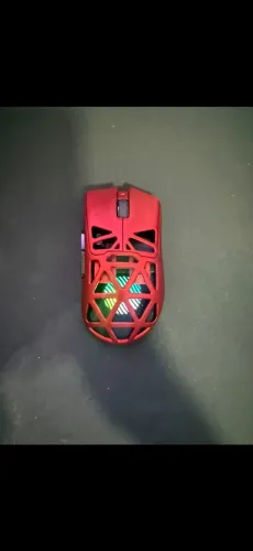 Mouse Gamer Sem Fio Aula SC620 Vermelho