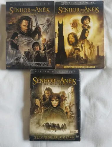 Senhor dos Anéis - DVDS raros