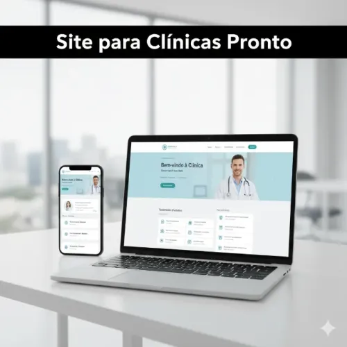 Site Profissional Pronto para Clínicas e Consultórios