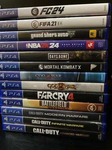 JOGOS PS4 EM MÍDIA FÍSICA - USADO - UNIDADE - ENVIO OLX